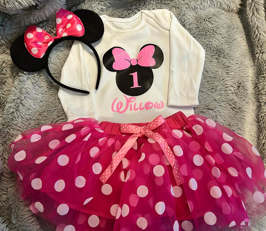 Mini Mouse - Girls Outfit Set